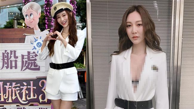 心臟受不了！女神深V雪乳擠爆Bra