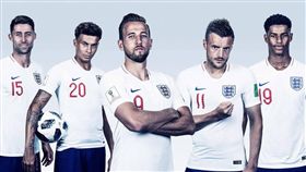 英格蘭國家隊。（圖／翻攝自英國在台辦事處臉書）