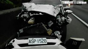 聯結車,追撞,意識不清,南屯交流道