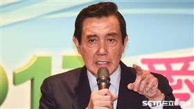 前總統馬英九出席2017愛台灣高峰論壇。圖／記者林敬旻攝