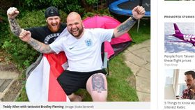 賭很大！英國大叔紋身「英世足冠軍」
世足,世界盃,英格蘭,凱恩,Harry Kane,紋身,冠軍
https://www.mirror.co.uk/news/real-life-stories/dad-two-confident-england-win-12886439