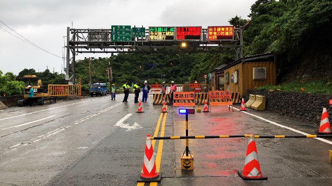 蘇花部分路段封路　不排除明晨全線封閉