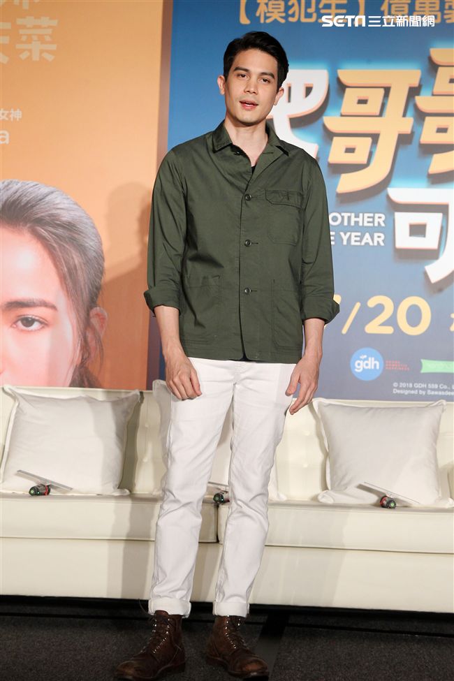 泰國電影「把哥哥退貨可以嗎」男主角泰國影帝Sunny。（記者邱榮吉/攝影）