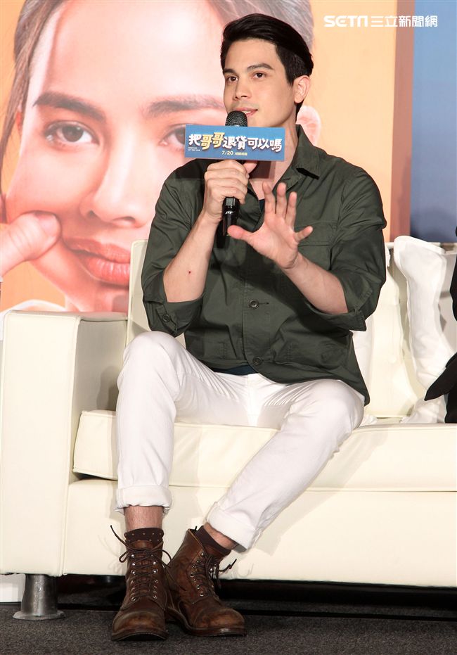 泰國電影「把哥哥退貨可以嗎」男主角泰國影帝Sunny。（記者邱榮吉/攝影）