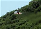 IDF經國號戰機實施高難度性能展示。（記者邱榮吉/台東拍攝）