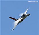 IDF經國號戰機實施高難度性能展示。（記者邱榮吉/台東拍攝）