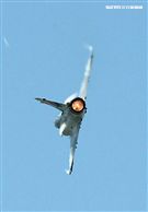 M2000-5幻象戰機實施高難度性能展示。（記者邱榮吉/台東拍攝）