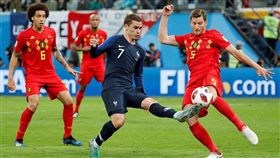 法國隊擊敗比利時。（圖／路透社／達志影像）