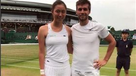 詹皓晴（左）與梅克提奇。（圖／翻攝自詹皓晴IG）