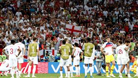 英格蘭球迷賽後向球員表達感謝（圖／路透社／達志影像）