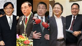 內閣改組名單
合成圖／中央社
吳宏謀、蔡清祥、徐國勇、葉俊榮、蘇建榮