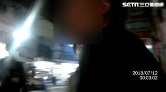 醉漢馬路擋公車　反嗆警「太超過！」