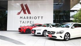 台北萬豪酒店與AVIS推出「一站式極致旅宿 車+房」服務。（圖／萬豪酒店提供）