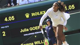 小威廉絲重砲火力依舊。（圖／美聯社／達志影像）