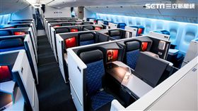 達美航空商務艙,座椅,波音777客機,過夜包。（圖／達美航空提供）