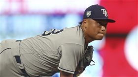 ▲坦帕灣光芒台灣投手胡智為長中繼5局表現威猛。（圖／美聯社／達志影像）