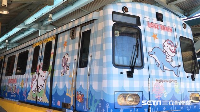 北捷車廂變海底總動員　暑假限定登場