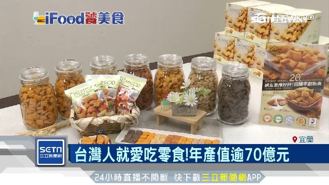 零食年產值逾70億！燕麥餅也來卡位