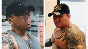 館長、健身網紅開嗆。（圖／翻攝自網紅ig、館長fb）