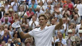 John Isner、Kevin Anderson、溫網／達志影像／美聯社