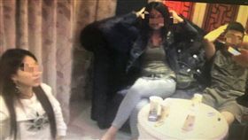 台中,毒品,K他命,傳播妹,摸胸,猥褻,轟趴（圖／翻攝畫面）