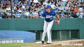 富邦悍將先發投手黃亦志。（圖／記者王怡翔攝）