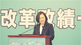 蔡英文總統出席民進黨共識營。（圖／民進黨提供）