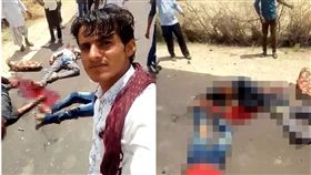 看見車禍只顧自拍！傷者延誤送醫慘死 警怒：他一直在求救…（圖／翻攝自印度時報）