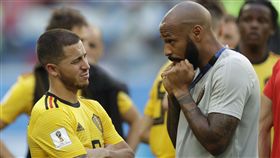 法國傳奇球員亨利讓比利時攻擊變猛烈。（圖／美聯社／達志影像）