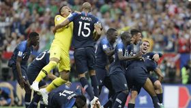 法國第二度拿下世界盃冠軍。（圖／美聯社／達志影像）