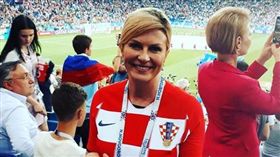 世界盃,克羅埃西亞,基塔羅維奇,Kolinda Grabar-Kitarovic,女總統(圖/翻攝自基塔羅維奇IG)