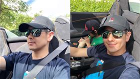 林志穎 Jimmy Lin　帶兒子黑米買珍珠奶茶（臉書）