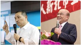 新北市長,蘇貞昌,侯友宜,自打臉,選舉(合成圖/翻攝自侯友宜、蘇貞昌臉書)