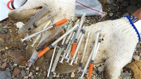 基隆,外木山,淨灘,毒針筒,吸毒,沙灘