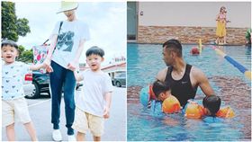 飛飛翔翔兄弟、「范范」范瑋琪、「黑人」陳建州（組合圖／翻攝自fanfan Instagram）