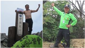 跛腳也很勇！66歲伯邊走邊撿垃圾　花15年登完百岳，林憲卿，圖/翻攝自臉書