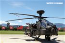 AH-64E阿帕契攻擊直升機「全作戰能力」成軍典禮。（記者邱榮吉/龍潭拍攝）