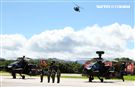 AH-64E阿帕契攻擊直升機「全作戰能力」成軍典禮。（記者邱榮吉/龍潭拍攝）