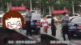 擦撞,車尾燈,單車,少女,大陸,教養,態度,鞠躬,道歉,誠實,感動,腳踏車,原諒,河南,梨視頻　圖／翻攝自梨視頻　https://goo.gl/7THa7c