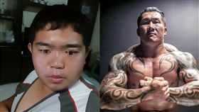 「館長對不起」　高雄南霸天認輸：下次不會再犯了！（圖／翻攝自館長臉書、右圖／翻攝自當事人臉書）