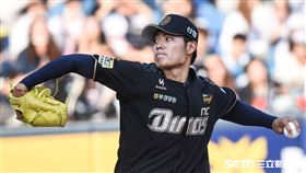 旅韓台灣投手NC恐龍王維中。 （圖／記者林敬旻攝）