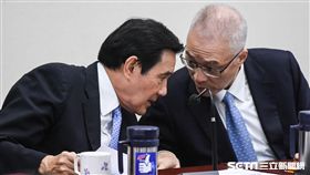 前總統馬英九說明三中案。 （圖／記者林敬旻攝）