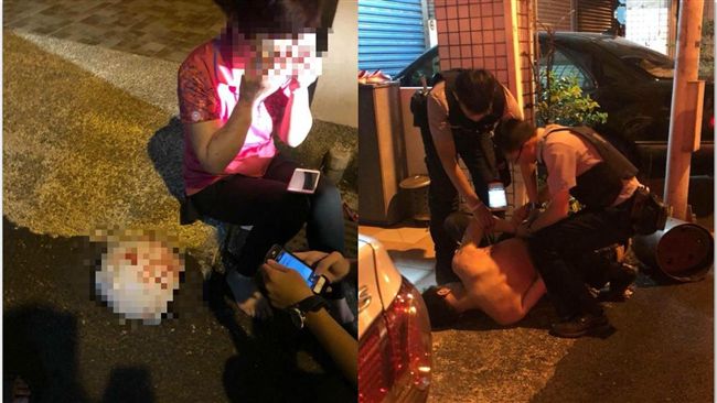 男赤裸揮拳攻擊　送報婦人遭毆滿身血
