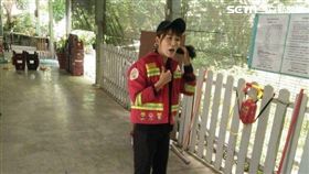 新北,新北市消防局,消防夏令營,減塑,張鈞甯,彭于真（圖／翻攝畫面）