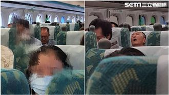 高鐵捕獲「虧雞市長」　0包袱仰頭睡