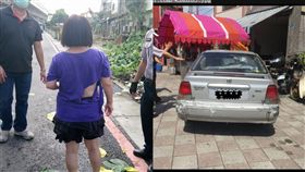 黏滿膠帶…蔣月惠「議員座車」曝光　網驚：這麼破也能開！ 合成圖翻攝自PTT、臉書蔣月惠縣議員服務專區