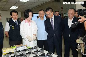 財政部關務署與刑事警察局聯手破獲504把空氣槍，內政部長徐國勇指示見警率必須提高（翻攝畫面）