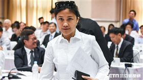 行政院發言人kolas yotaka谷辣斯出席首長災害防救交流分享座談會。 （圖／記者林敬旻攝）