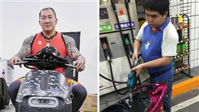 一名自稱是「高雄南霸天」的魏姓網友，日前嗆聲要用太極拳跳戰「館長」陳之漢，沒想到事隔一天他的態度突然大轉彎，稱自己的臉書帳號被盜用，掀起不少網友關注。今（20）日有網友在加油時，意外捕獲到野生「高雄南霸天」，網友還搞笑地說「館長快來加油！」（圖／翻攝自館長臉書、爆廢公社，網友授權提供）