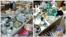 女住戶家的廚房超髒亂、噁心（圖／翻攝自爆廢公社二館）